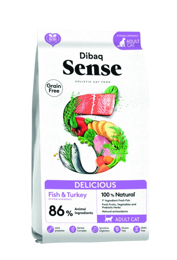 Dibaq Sense Graanvrij Kat – Delicious 1.5 kg