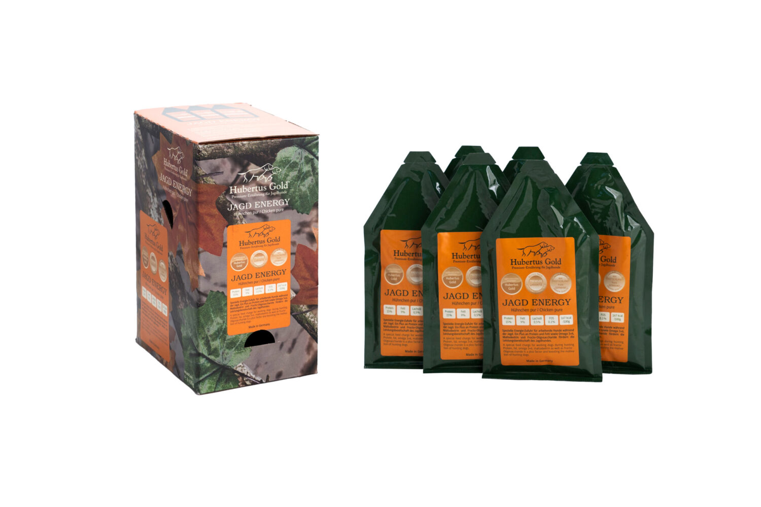 Hubertus Jacht Energy Bars 2.0 verpakt per 6 stuks